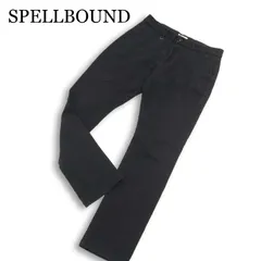 SPELLBOUND スペルバウンド 通年★ 【43-658N】 ストレッチ スリム パンツ 日本製 Sz.32 メンズ 黒のサムネイル