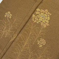 付下げ 竹屋町刺繍 一つ紋 上品な加工 正絹 着物 MK-4039