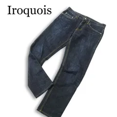 Iroquois イロコイ USED加工★ スリム デニム パンツ ジーンズ Sz.0 メンズ 日本製のサムネイル
