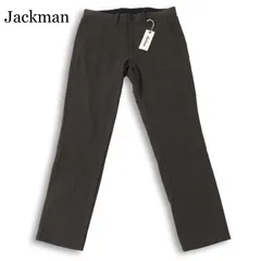【新品 未使用】 Jackman ジャックマン タナベメリヤス JM4780★ 通年 ストレッチ トラウザー パンツ Sz.L メンズ 日本製のサムネイル
