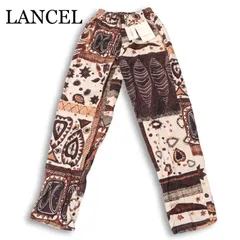 未使用★ LANCEL ランセル 春夏 エスニック総柄★ レーヨン&リネン イージー パンツ 日本製 Sz.M メンズのサムネイル