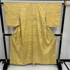 色無地 ぼかし染め 一つ紋 正絹 着物 MK-4299
