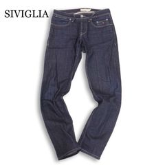 SIVIGLIA シビリア♪ストレッチ デニムパンツ イタリア ニーパッチ 32