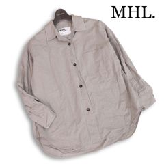 極美品✨МHL　コットンウールドリル ブルゾン　近年モデル　リブ襟 極美品✨МHL コットンウールドリル ブルゾン 近年モデル リブ襟 - メルカリ