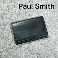 Paul Smith ポールスミス 名刺入れ カードケース レザー ブラック ユニセックスのサムネイル