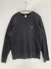 UNIQLO ユニクロ スウェット M ブラック スウェット 無地 ワンポイント 刺繍 長袖