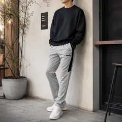 新品 ディアドラ スウェットパンツ ジャージ トラックパンツ メンズ グレーのサムネイル