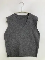 無印良品 ムジルシリョウヒン ベスト S グレー 無地