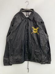 90s チョークライン USA製 コーチジャケット M 黒 ブラック 8113 