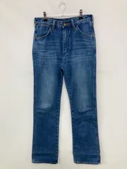 Wrangler ラングラー デニムパンツ 29 ブルー フルレングス 無地 ブランドロゴ スタンダード ストレート レギュラー ヴィンテージ