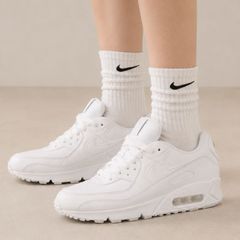 極美品】 NIKE エアマックス90 DH8010-101 ホワイト 23.0 - メルカリ