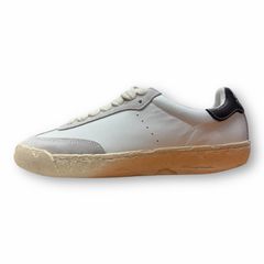 参考上代37400円 未使用 MIHARA YASUHIRO SEINE LEATHER LOW-TOP SNEAKERS ジェネラルスケール スニーカー ミハラヤスヒロ S14FW704 ホワイト 28cm （6788M）