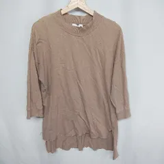 ◇ ⊂ antiqua テールカット 半袖 Tシャツ サイズF ブラウン メンズ E  【1409240065951】のサムネイル