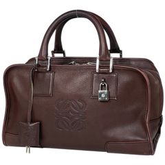 新品同様】ロエベ アマソナポーチ ポシェット ブラウン カデナ 