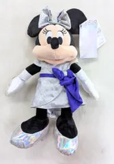 ディズニーストア ぬいぐるみ DISNEY 100 YEARS of WONDER ミニー（シルバー/紫）