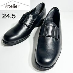 美品】chausser オペラシューズ 黒 ローファー 24 リボン 革靴 - メルカリ