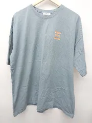 ◇ ⊂ Adoon plain　アドーンプレーン ロゴ 半袖 Tシャツ　カットソー サイズL ブルーグレー メンズ P  【1409250018794】のサムネイル