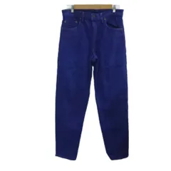 リーバイス Levi's デニムパンツ ジーンズ ストレート ロング丈 W33 L34 青 ブルー /HO47 ■ECA004