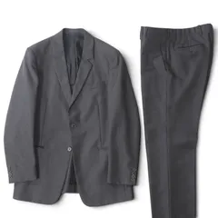 □美品 プラダ PRADA スーツ ジャケット パンツ 48 グレー ストライプ メンズ 正規品 6-DE033のサムネイル