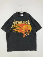 Tシャツ/カットソー X-LARGE ブラック クルーネック(丸首) 半袖 前面プリント バックプリント ブランドロゴ ミドル丈