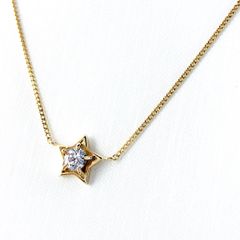1428 ツヤツヤ✨ 星型 淡水パールネックレス ハンドメイド 虹色