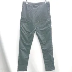 ◇ Θ skinny　スキニー コットン系　ハイウエスト　ウエストゴム ストレートパンツ サイズM ブラック レディース E  【1410100006632】