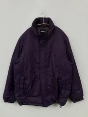 UNIQLO ユニクロ ダウンジャケット/コート S パープル ナイロン 無地 ミドル丈 フードなし ジップアップ