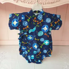 70サイズ 赤ちゃん 浴衣 スタイル ロンパース スーツ 男の子 女の子