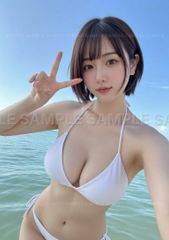 M1189】AI美女 A4ポスター グラビア 美人 かわいい - メルカリ