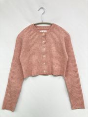 TreatUrself トリートユアセルフ ローズカーディガン 半袖 ホワイト