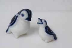 ノルウェー PORSGRUND ポシュグルン 陶器オブジェ マフラーの子供 置物 