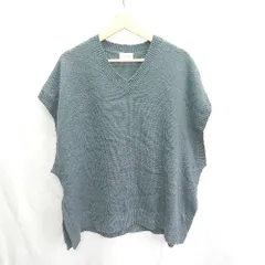 ◇ ⊇ JUNRED ジュンレッド ニットベスト サイズM グレー系 メンズ E  【1410100048755】のサムネイル