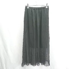 ◇ Θ KOBE LETTUCE コウベレタス シフォン ロング フレア スカート サイズ表記なし ブラック レディース E  【1410100048557】のサムネイル