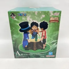 【中古】バンダイ 一番くじ ワンピース ドラマティックメモリーズ A賞 Revible Moment -エース＆サボ＆ルフィ- 未開封品[97]