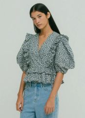 試着のみ】MAISON SPECIAL フラワージャガード2wayパフトップ - メルカリ