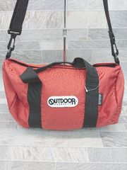 美品 OUTDOOR PRODUCTS ショルダーバッグ オレンジ ドラムバッグ 