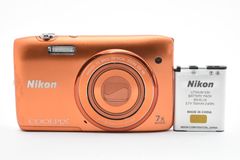 Nikon COOLPIX S3000オレンジ 4倍光学ズーム - メルカリ
