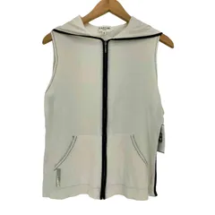 ランバン LANVIN SPORT ステッチ コットン ノースリーブ ジップアップパーカー レディース EUR：40 のサムネイル
