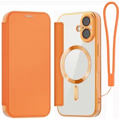 【新品】 Cace for iphone14 ケース手帳型 シンプル アイフォン 14 向けのスマホケース 背面 透明 magsafe対応 ワイヤレス充電対応 多機能 収納 財布型 カード入れ RFIDブロッキング PU革レザーカバー 軽量 薄型 全面保護防塵