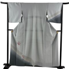 美品 夏物 駒絽 5本絽 附下げ・訪問着（正絹）仕立上り＜HH2419