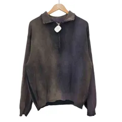 ザラ ZARA Washed Textured Stitch Polo Shirt  メンズ import：M のサムネイル