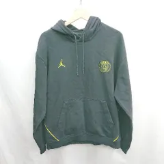 ◇ ⊇ NIKE ナイキ 綿混合 裏起毛 長袖 パーカー サイズL ブラック メンズ E  【1410290013113】