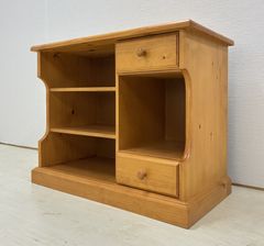 昭和レトロ】天然木 チェスト 収納 小箪笥 ベッドサイド 電話台