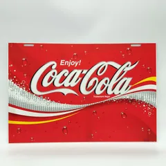 コカ・コーラ 大型ブリキ看板  47cm 水滴デザインのサムネイル