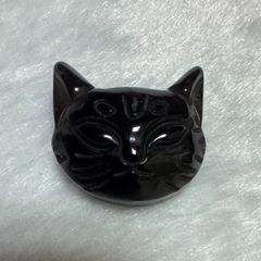 黒猫（小）（くつろぎ） 木彫り 置物 - メルカリ