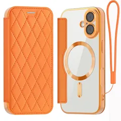 【新品】 Cace for iPhone 14 ケース手帳型 小さい香風折り返 magsafe対応 ワイヤレス充電対応 多機能 収納 カード入れ 背面 透明 アイフォン14向けのスマホケース RFIDブロッキング PU革レザーカバー 軽量 薄型 全面保護防塵耐