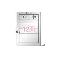 （まとめ） エーワン 屋外でも使えるサインラベルシール ツヤ消しフィルム・シルバー 備品・表示用 31057 5枚入 〔×2セット〕