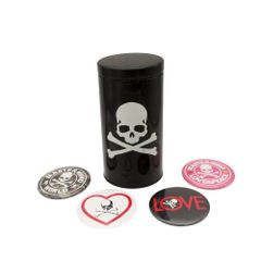 美品 mastermind JAPAN マスターマインドジャパン その他アクセサリー マスターマインド 缶バッチ 袋入り 14個+4個＝18個 マルチカラー メンズ レディース 【中古】