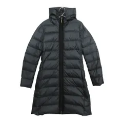 MONCLER モンクレール NANTESFUR ダウンジャケット コート ロング丈 120934934920 アウター ネイビー レディース 【中古】