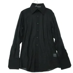 美品 GUCCI グッチ by Tom ford トムフォード期 長袖シャツ シアー シースルー ドレス イタリア製 ブラック 38/15 メンズ 【中古】のサムネイル